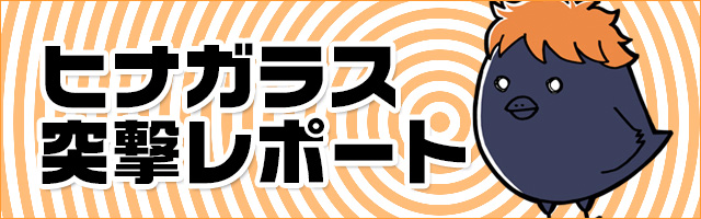 アニメ ハイキュー ヒナガラス突撃レポート