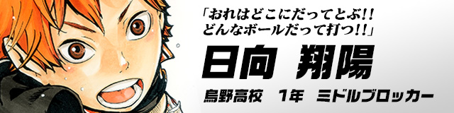 ハイキュー Com キャラ紹介 烏野高校バレーボール部